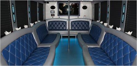 20 Passenger Party Bus Interior Sausalito