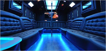 28 Passenger Party Bus Interior Sausalito