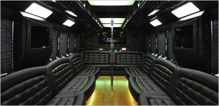 28 Passengers Party Bus Interior Sausalito