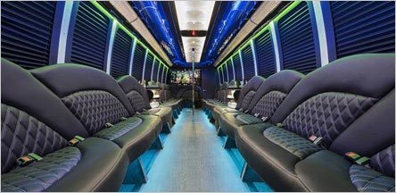40 Passenger Party Bus Interior Sausalito