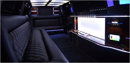 Cadillac Escalade Limo Sausalito Interior