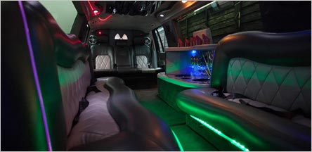 Range Rover Stretch Limousine Interior Sausalito