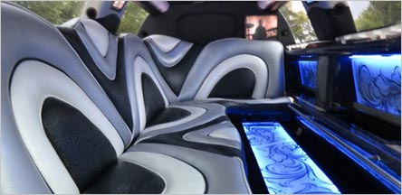 Sausalito 10 Passenger Lincoln Stretch Limousine Interior