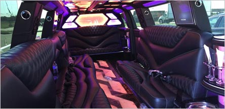 Sausalito Cadillac Escalade Limo Interior