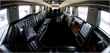 Sausalito Hummer Limo Interior